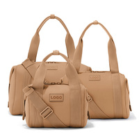 Sac de sport unisexe en néoprène OEM d'usine, sac banane de yoga avec fermeture éclair et logo personnalisé, sac de voyage week-end/nuit