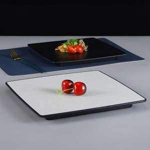 <span class=keywords><strong>Vaisselle</strong></span> en mélamine carrée 100% pour la restauration, ensembles d'assiettes, <span class=keywords><strong>service</strong></span> <span class=keywords><strong>de</strong></span> <span class=keywords><strong>vaisselle</strong></span> pour restaurant - Product Image 1