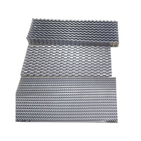 Pièces d'échangeur de chaleur à ailettes, radiateur en alliage d'aluminium, ailettes ondulées corruguées, turbulateur