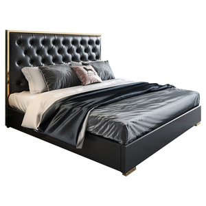 Hendry OEM Modern Satin Bed Sets Kit Cum Bed Jogo <strong>De</strong> <strong>Cama</strong> king <strong>Cama</strong> Elastica - Product Image 1