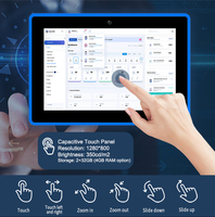Portworld - Pantalla Táctil IPS de 10.1 Pulgadas RK3576 Android 14 POE Integrada con Luz LED para Domótica y Automatización de Edificios
