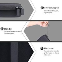 Étui EVA personnalisé OEM ODM avec logo, sac de protection anti-poussière pour enregistreur, étui rigide EVA haute capacité, sacs et étuis EVA