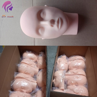 Nouvelle arrivée, poupée tête de maquillage grandeur nature pour la pratique des extensions de cils, massage, cosmétologie, mannequin, poupée