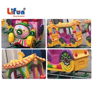 Tren Eléctrico de 14 Asientos para Niños, para Uso en Interiores y Exteriores, para Parques de Diversiones, Centros Comerciales, Marca LiFang - Product Image 3