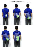 Mochila Impermeable Transparente Personalizada de 10 L para Senderismo, Camping y Trekking, Bolsa Seca para Traje de Baño, Juego de Bolsas Secas para Actividades al Aire Libre