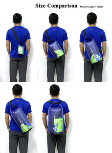Zaino Impermeabile Trasparente Personalizzato da 10 L per Escursionismo, Campeggio e Trekking, <span class=keywords><strong>Set</strong></span> Borsa Asciutta per Costumi da Bagno e Attività all'Aperto - Product Image 6