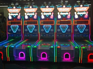 Máquina de Juego de <span class=keywords><strong>Bolos</strong></span> Simulador de Arcade de Metal y Plástico Operada con Monedas para <span class=keywords><strong>Centro</strong></span> de Juegos Interior - Product Image 4
