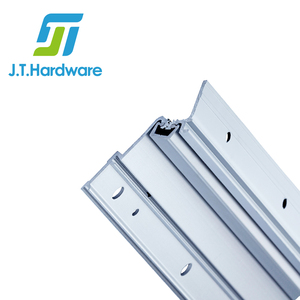 पूर्ण सतह आधा चूल स्विंग स्पष्ट चौड़े फेंक छुपा एल्यूमीनियम गियर निरंतर टिका - Product Image 4