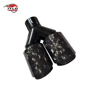 <span class=keywords><strong>Embout</strong></span> d'échappement en fibre de carbone brillante forgé pour la série <span class=keywords><strong>Akrapovic</strong></span> |   Tuyau d'échappement intérieur noir universel | Modification haut de gamme - Product Image 1