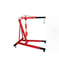 Outils de levage de palan à moteur mobile levage lourd 2T pliant hydraulique pliable essence grue d'atelier fixe