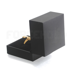 Custom Logo Packaging Luxury Double Vintage Mini Hexagon Velvet Jewelry Wedding Ring box