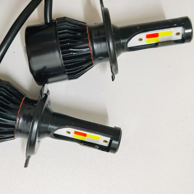 4 Colors Flash LED Headlight Bulbs H11 LED Headlight Conversion Kits COB Auto Change Front Fog Light Driving Light