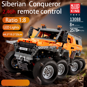 Khuôn Vua 13088S 1/8 Siberian Conqueror xe đồ chơi 2.4GHz điều khiển từ xa Xe mô hình khối xây dựng với ánh sáng LED - Product Image 3