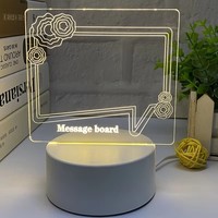 Lampe de chevet LED en forme de cœur, alimentation directe d'usine, lumière décorative blanche chaude alimentée par USB pour chambre d'enfant