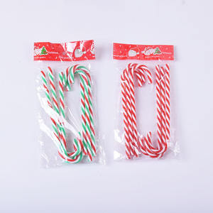 कारखाने थोक हस्तनिर्मित 3 रंग क्रिसमस पेड़ सजावट के लिए सजावटी प्लास्टिक कैंडी - Product Image 5