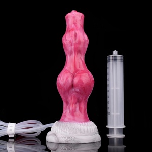 YOCY Wholesale Liquid Silicone With Strong Suction Animal Wolf Cock Ejaculating <b>Dildo</b> Anal Sex Toys <b>Dildos</b> Squirting for Women - Product Image 3