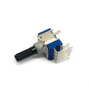 Giá Tốt 14Mm 4 Băng Đảng 1K Ohm Potentiometer Biến Điện trở 50K Quay Potentiometer 14 Thiết Bị Đầu Cuối Điều Khiển Âm Lượng - Product Image 2