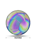 2024 taille 5 ballon de football lumineux brillant Football éclairer lueur dans le noir Led ballon de football lumineux pour les cadeaux d'entraînement en plein air