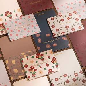 Cartolina d'auguri personalizzabile in lamina d'oro Vintage con buste biglietto di ringraziamento per le piccole imprese - Product Image 3