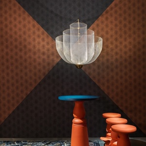 <span class=keywords><strong>Lampadario</strong></span> Circolare <span class=keywords><strong>a</strong></span> Sospensione in Metallo con LED, Stile Nordico Post-Moderno, per Casa, Hotel e Villa - Product Image 6
