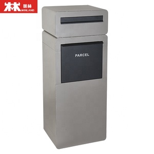New Design Parcel Box Modern Parcel Drop Box Delivery Box Outdoor Steel Mailbox