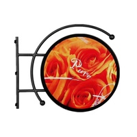 Chine Offre Spéciale haute qualité hd tv vidéo publicité intérieure/extérieure double côtés forme ronde écran cercle logo led affichage