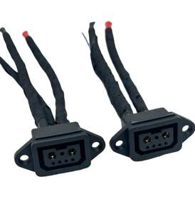 Индивидуальный жгут проводов для электросамоката Segway Ninebot серии F90 - 2+5-контактный разъем для зарядки литиевой батареи (гнездо) - Product Image 6