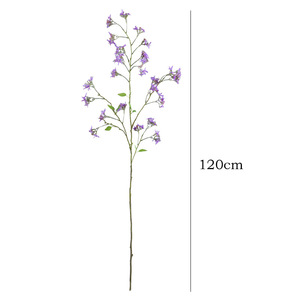 Ramilletes de jazmín artificial Ruilisi, flores de seda de color morado claro para decoración del hogar, arreglos florales para la mesa de la sala de estar - Product Image 5