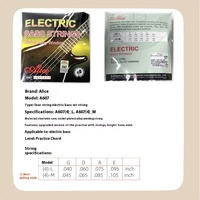 Alice Electric Bass String Set A607 Four-String Upgrade Practice Strings Coated Steel Nickel Plated Alloy for Acoustic Guitar