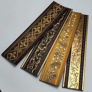 Rongke OEM outdoor New Arrival PS Decorative Frame Curtain Line Accessories Wall Cornice For Interior Decoration