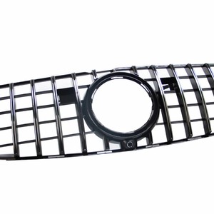 <b>Modified</b> Air Intake Grille For Mercedes-Benz GLS166GT 2015-2018 Black And Silver ABS <b>Plastic</b> Bumper Fitment - Product Image 2
