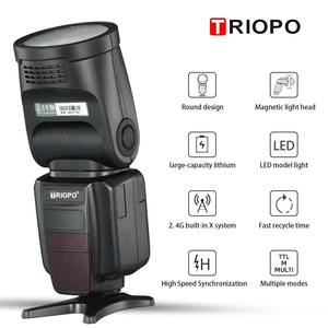 <span class=keywords><strong>Flash</strong></span> de studio professionnel TRIOPO R1 TTL pour appareils photo Canon Nikon VS <span class=keywords><strong>GODOX</strong></span> <span class=keywords><strong>V1</strong></span> Li-ion Speedlight Box Pack - Product Image 2
