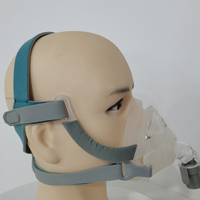 Masques CPAP souples en silicone avec couvre-chef, adaptés à divers modèles de machines, masque d'apnée du sommeil CPAP