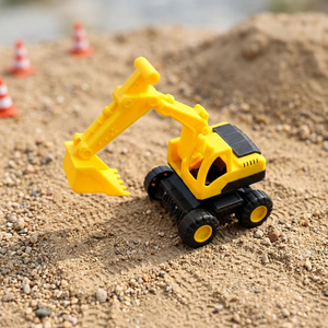 Juguete Excavadora para Niños TOYBOLA TB-197, Camión Excavador de Plástico para Jugar en la Arena y al Aire Libre, Edades 2-7, Empaquetado en BOPP - Product Image 3