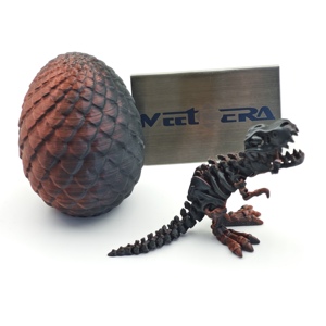 Pièces imprimées en 3D en PLA, ensemble de jouets œuf de dragon couleur personnalisée, styles d'impression 3D durables pour collectionneurs, modèle STL, tolérance 0,05 mm - Product Image 4