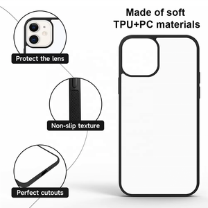 เคสโทรศัพท์แบบซับลิเมชั่น 2D TPU สำหรับ iPhone ซีรีส์  ขายส่ง  ผลิตตามสั่ง  คุณภาพสูงสุดในอุตสาหกรรม ป้องกันแรงกระแทก  วัสดุอ่อนนุ่ม - Product Image 4