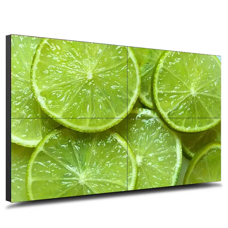 Videowall 46 49 55 65 inch 0.88mm 1.8mm 3.5mm bezel nối màn hình hiển thị trong nhà bức tường video LCD