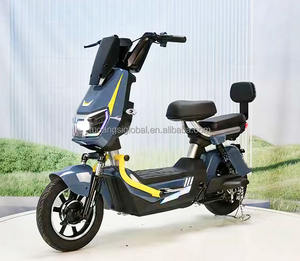 Superventas 500W 48V eléctrico de doble <span class=keywords><strong>asiento</strong></span> ciudad Ebike bicicleta marco de acero electrónico controlador inteligente batería rápida 60 kilómetros - Product Image 2