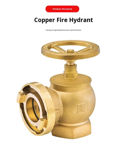 Minshan 2.5 pouces SNW65 bouche d'incendie intérieur plein cuivre SN65 bouche d'eau stabilisante réduisant la pression - Product Image 6