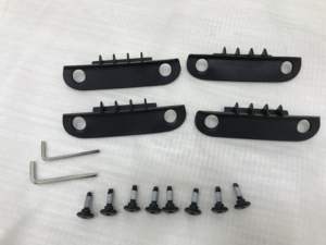 Barres transversales de toit en aluminium X-YUAN, vente directe d'usine, <span class=keywords><strong>porte</strong></span>-bagages extérieur pour <span class=keywords><strong>Mazda</strong></span> CX-<span class=keywords><strong>5</strong></span> 2017- Noir 50 kg - Product Image 4