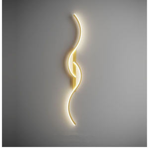 Moderna lampada da parete Vintage rettangolare promozionale di alta qualità a LED elettrico in alluminio 220V 110V alluminio alluminio lampada da parete - Product Image 4