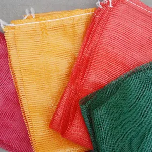 Vegetable net tasche net mesh obst verpackung taschen heißer verkauf pe raschel mesh tasche für kartoffeln