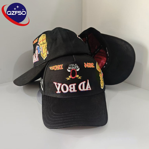 QZFSO Gorras de Béisbol Personalizadas para Correr, Estilo Deportivo, Sin Estructura, Ajustadas, de 5 Paneles, Estilo Hip Hop, Bordado 3D, Unisex, para Hombre - Product Image 1