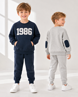 Sweat-shirt polaire tendance pour enfants automne-hiver 2026, pull épais et chaud à col rond, décontracté pour garçons et filles, vêtements OEM ODM