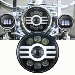 ไฟหน้า7นิ้ว Hi Low Beam,ไฟหน้า DRL สำหรับ Lada <span class=keywords><strong>Niva</strong></span> H4 Urban สำหรับ Jeep CE ไฟหน้า Led OEM 12V ใช้ได้ทั่วไป - Product Image 6