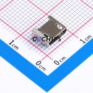 HX MICRO 4P DIP ZB USB Connector SMD Connector ( Connector Type: Micro-B )( Gender: Female )( Mounting Type: Horizontal Mount ) - Product Image 1