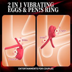 Huidvriendelijke Siliconen Ejaculatie Vertraging Cock Ring Paar Oplaadbare Fancy Cock Ring Mannelijke Stimulator Penis Ring - Product Image 6