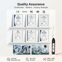 Ensemble de capteurs de qualité de l'eau BingM portables en plastique étanche haute précision ATC 0,01 pH, comprenant une sonde pH, un contrôleur ORP et un contrôleur EC