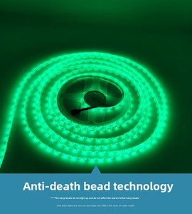 Ip65 Lớp 12VRGB Ánh Sáng Phát Ra Diode Thay Đổi Độ Sáng Linh Hoạt Với Điều Khiển Từ Xa PVC Dải Ánh Sáng Cho Trang Trí - Product Image 6