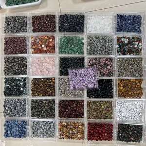 Pierres de cœur gonflées mixtes Tumled Healing Crystal Pocket Love Stone 20 mm Collection de roches assorties - Product Image 5